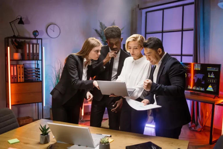 Business Personnel During a Meeting